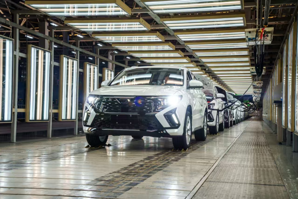 一汽大眾成都分公司總裝車間（龍泉驛宣傳部供圖）